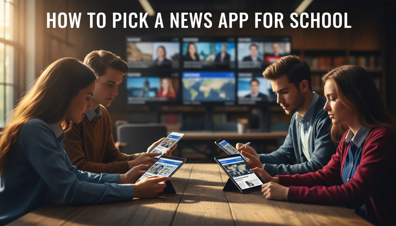 How To Pick A News App For School